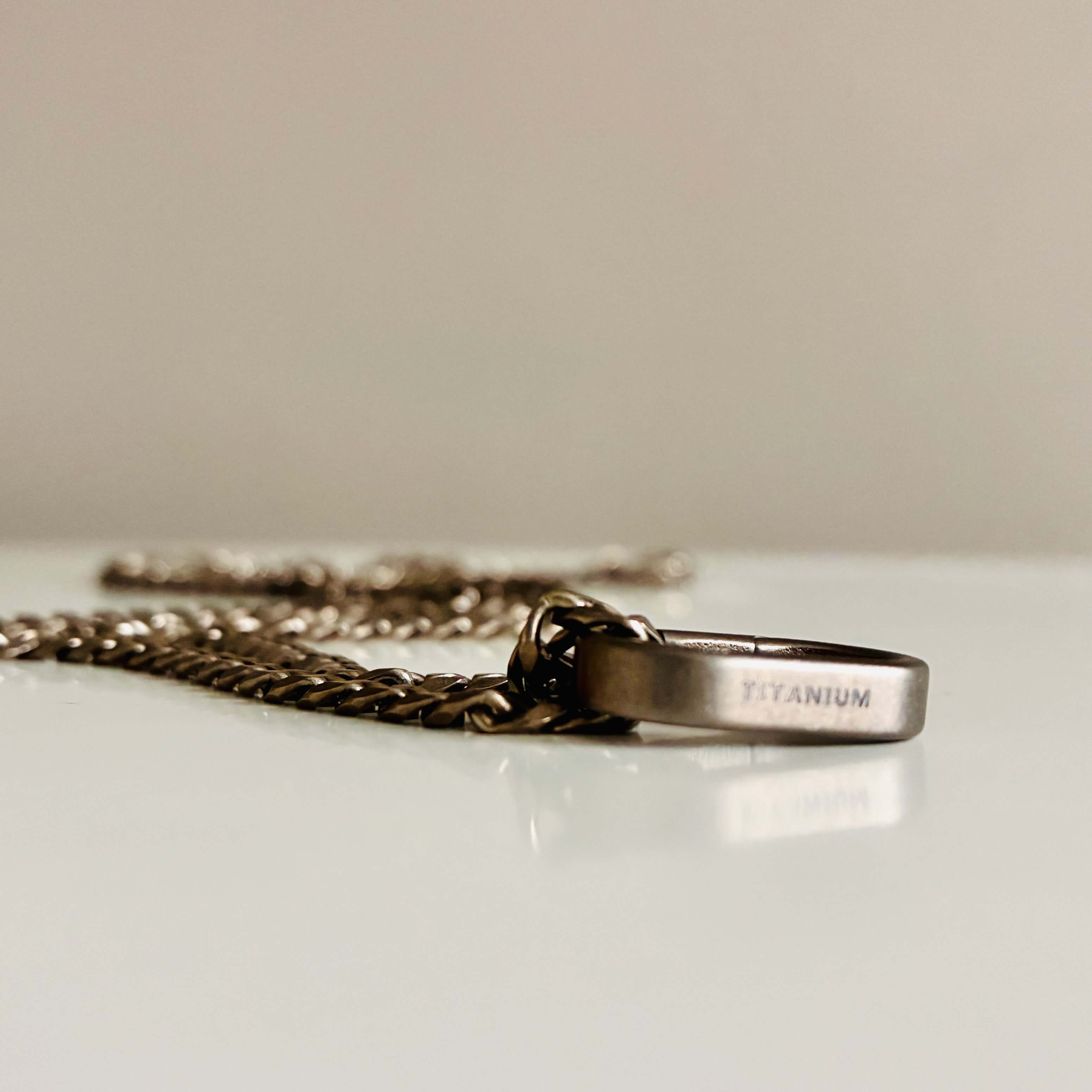 Pure Titanium Chain Lanyard