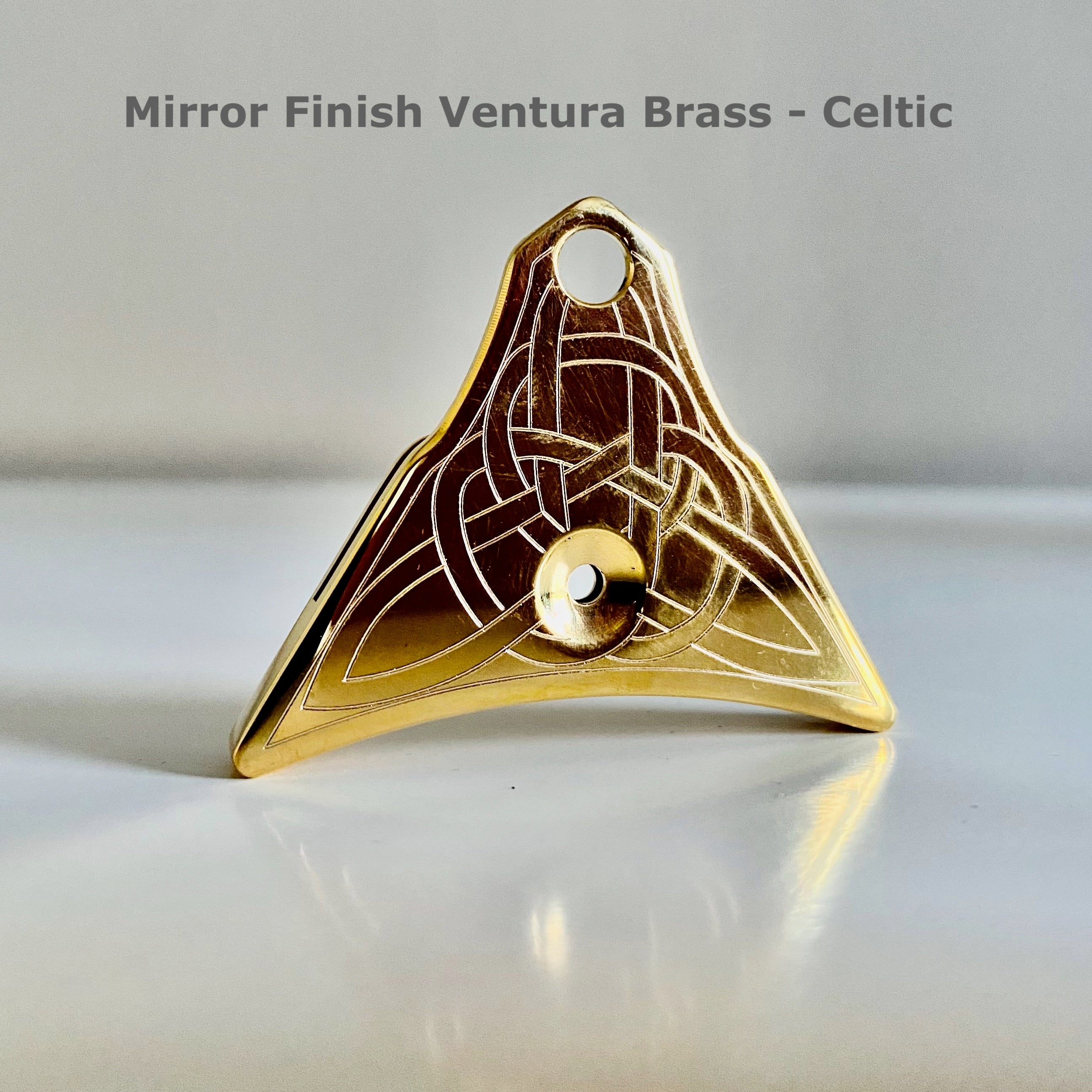 Decorated Logan Ventura Brass Sheepdog Whistle