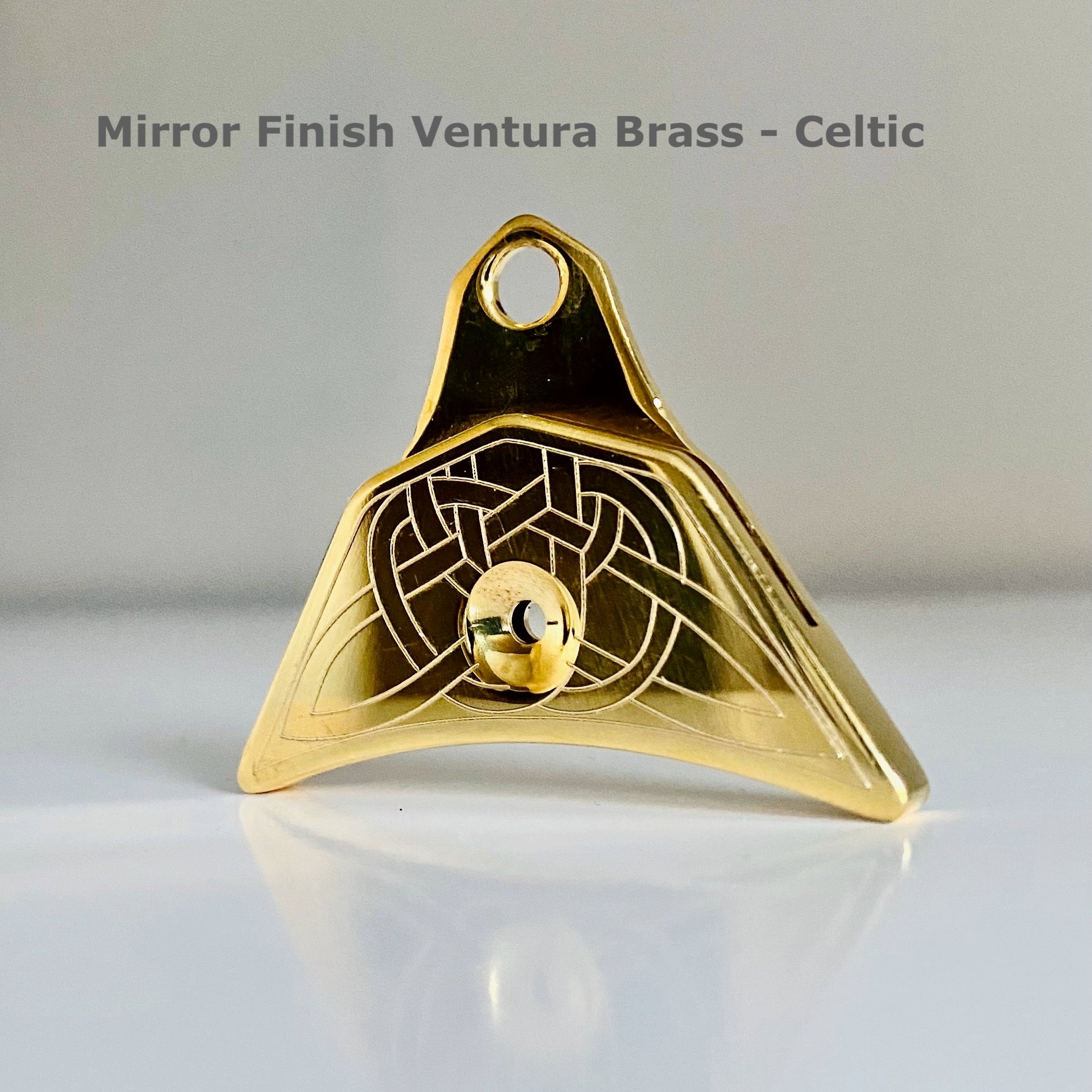 Decorated Logan Ventura Brass Sheepdog Whistle