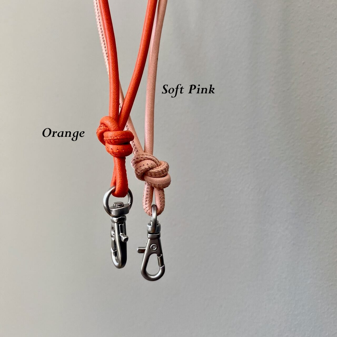 luxury leather lanyard various colours