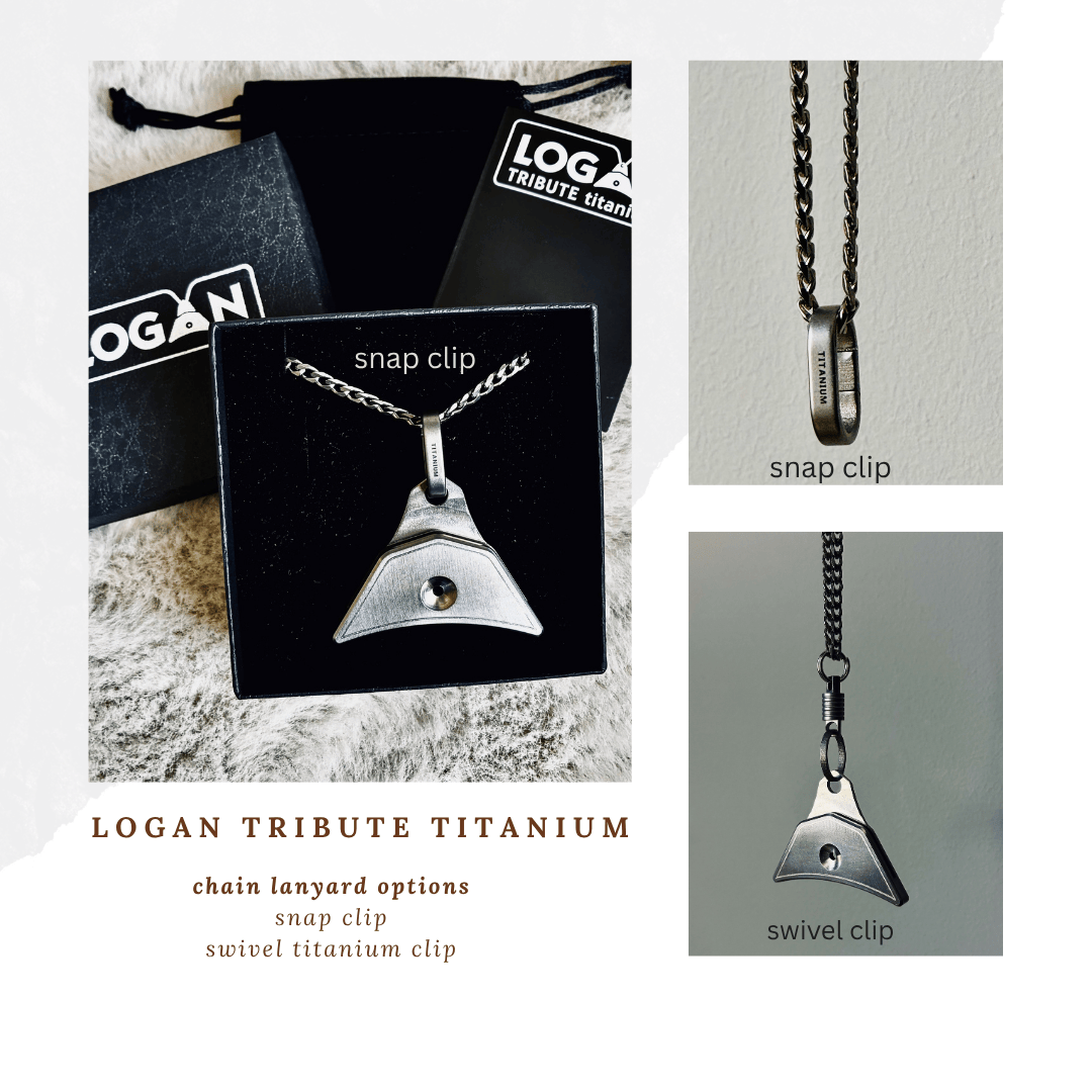 Pure Titanium Chain Lanyard