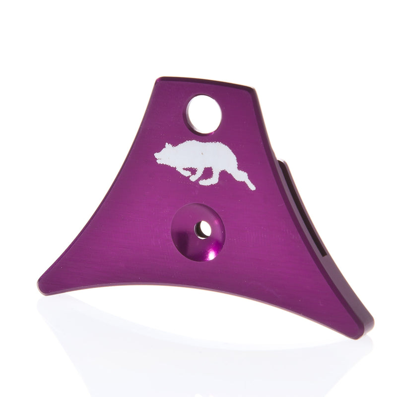 Engraved Logan A1 Aluminium Sheepdog Whistle in purple