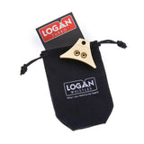 Logan Turbo brass whistle and pouch
