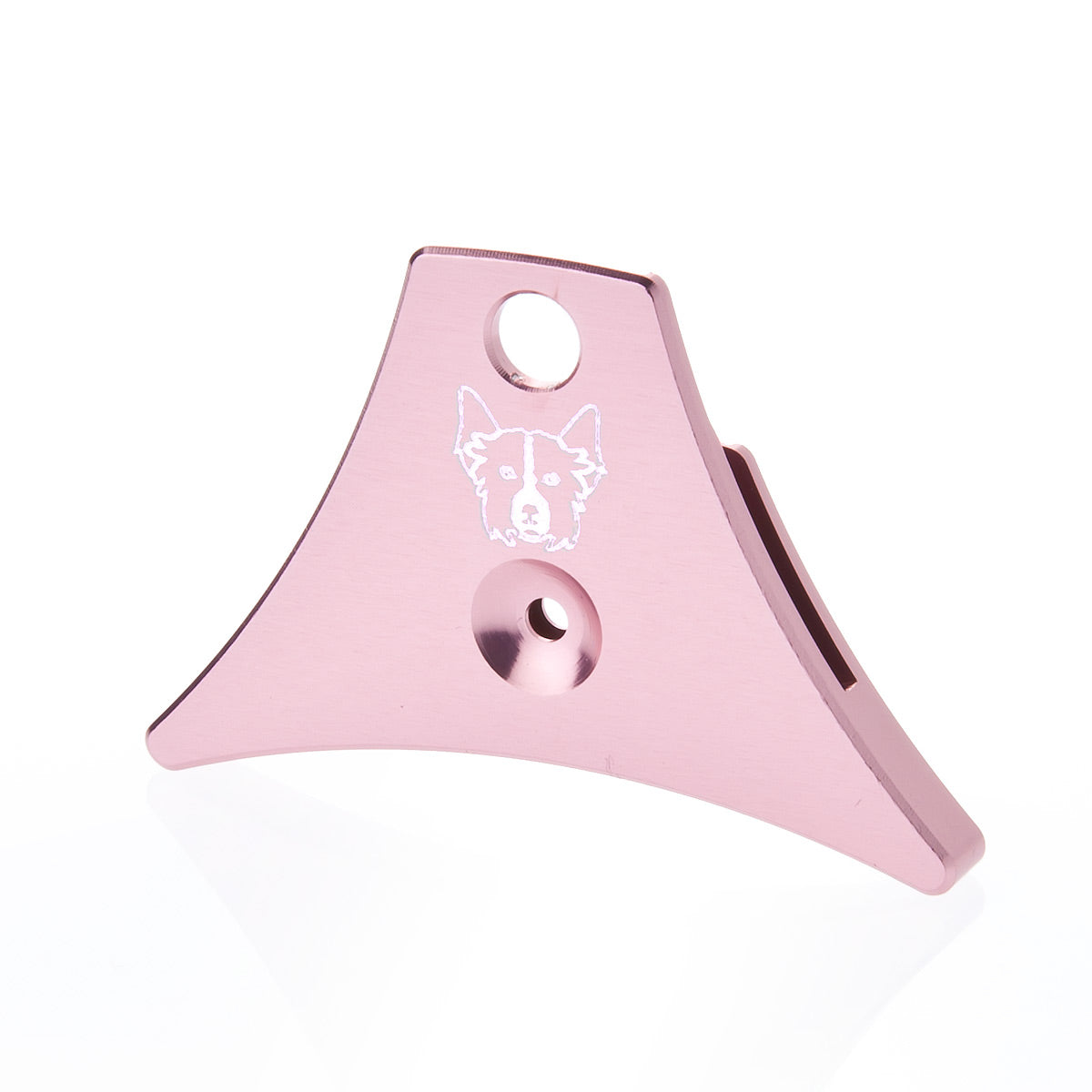 Engraved Logan A1 Aluminium Sheepdog Whistle in pink
