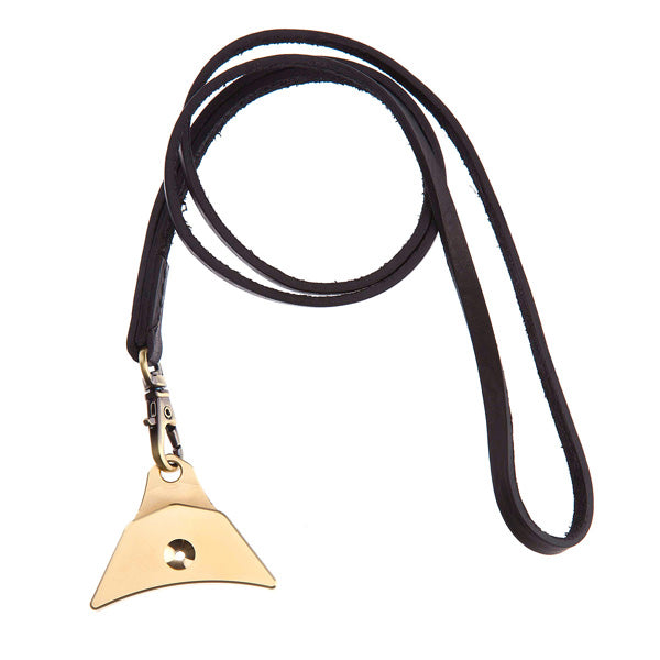 Logan Ventura Brass shepherd whistle and lanyard