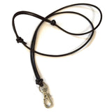 adjustable leather cord lanyard