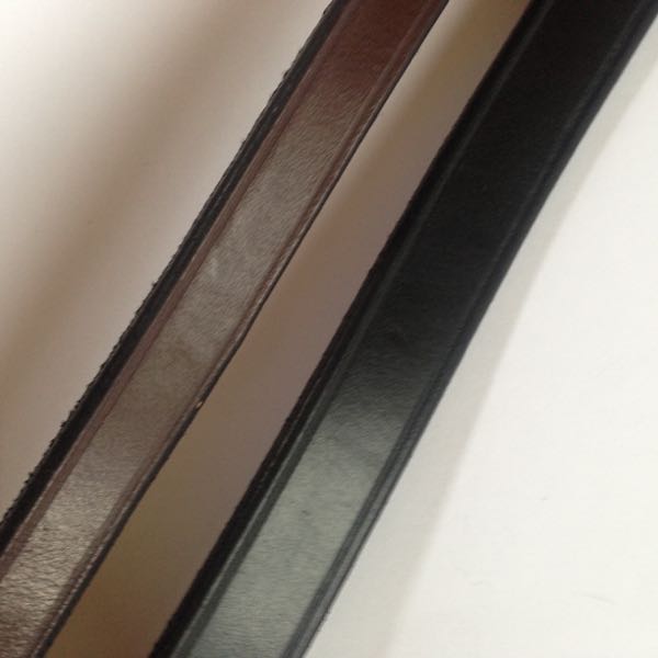 Black and Brown English Bridle leather dog leads
