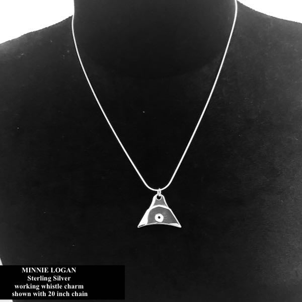 Silver Whistle Necklace