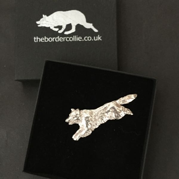 border collie dog Badge Brooch Pin Accessories For Clothes