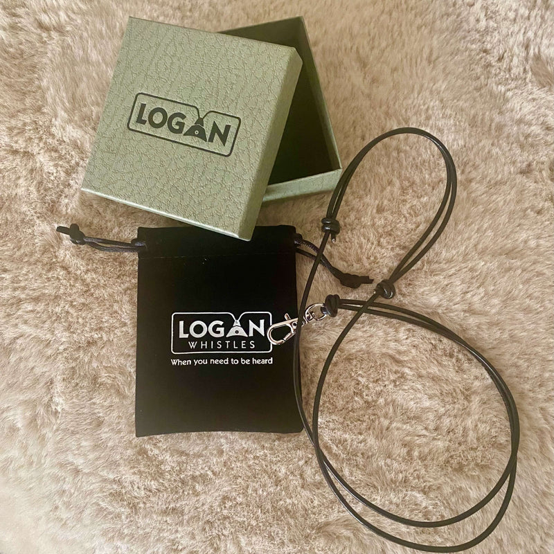 Engraved Logan 304 Turbo Stainless Steel Whistle
