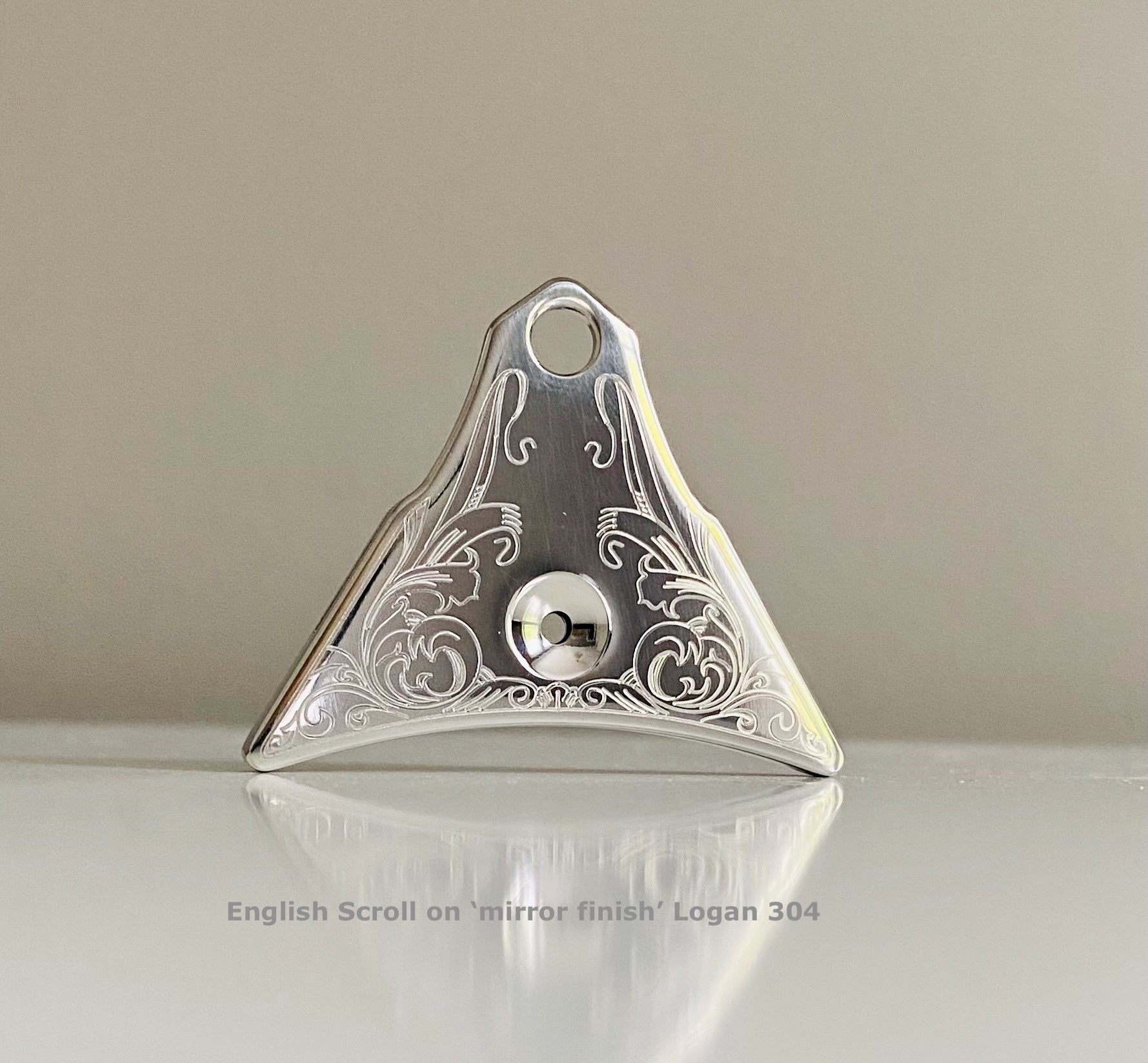 Decorated Logan Whistle 304 Stainless Steel