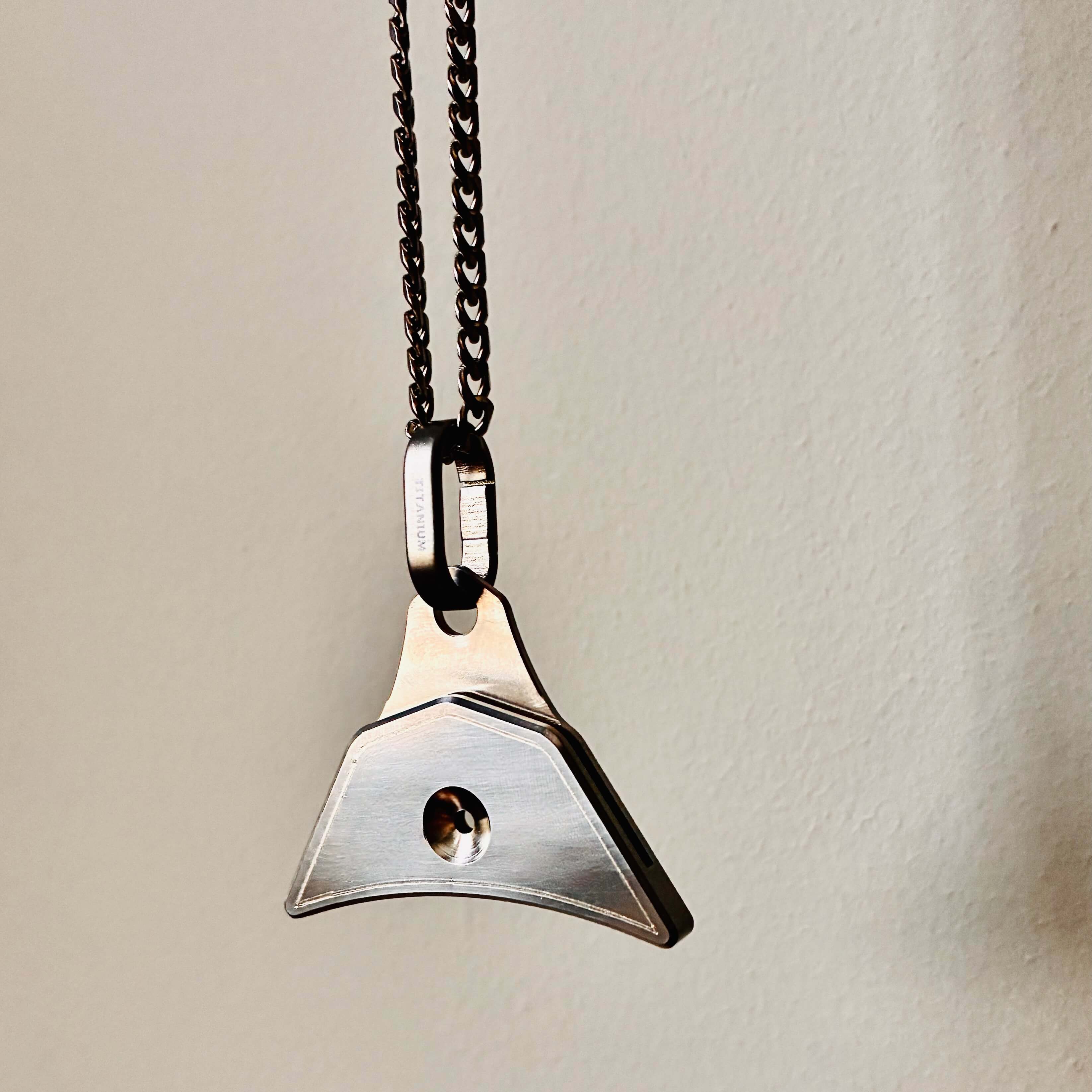 Pure Titanium Chain Lanyard