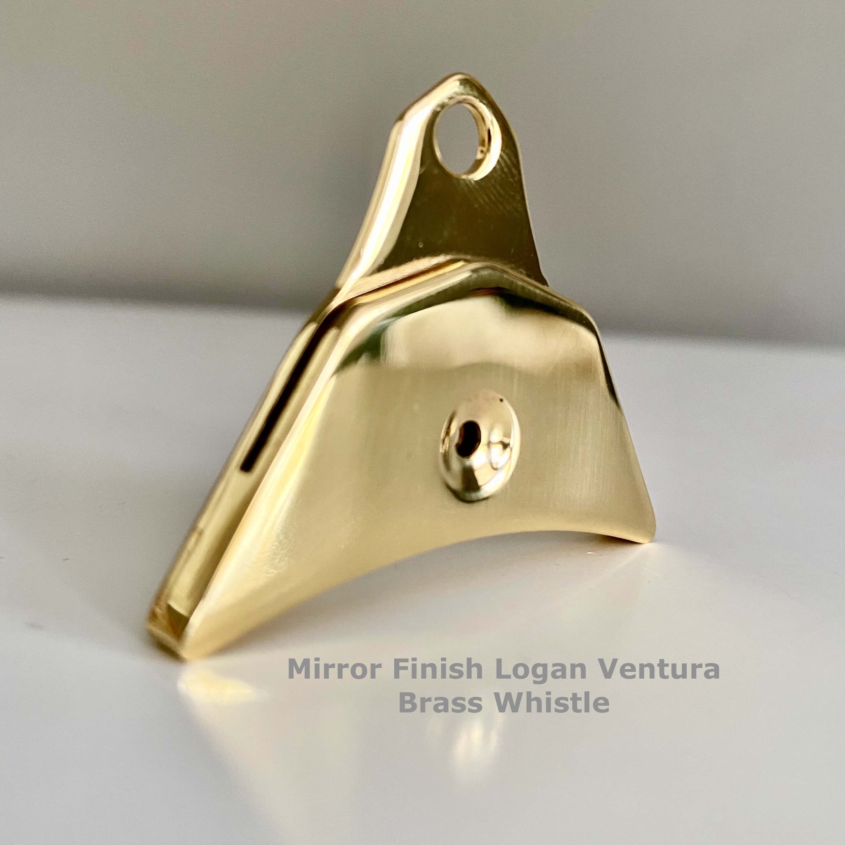 Mirror Finish Logan Ventura Brass Whistle