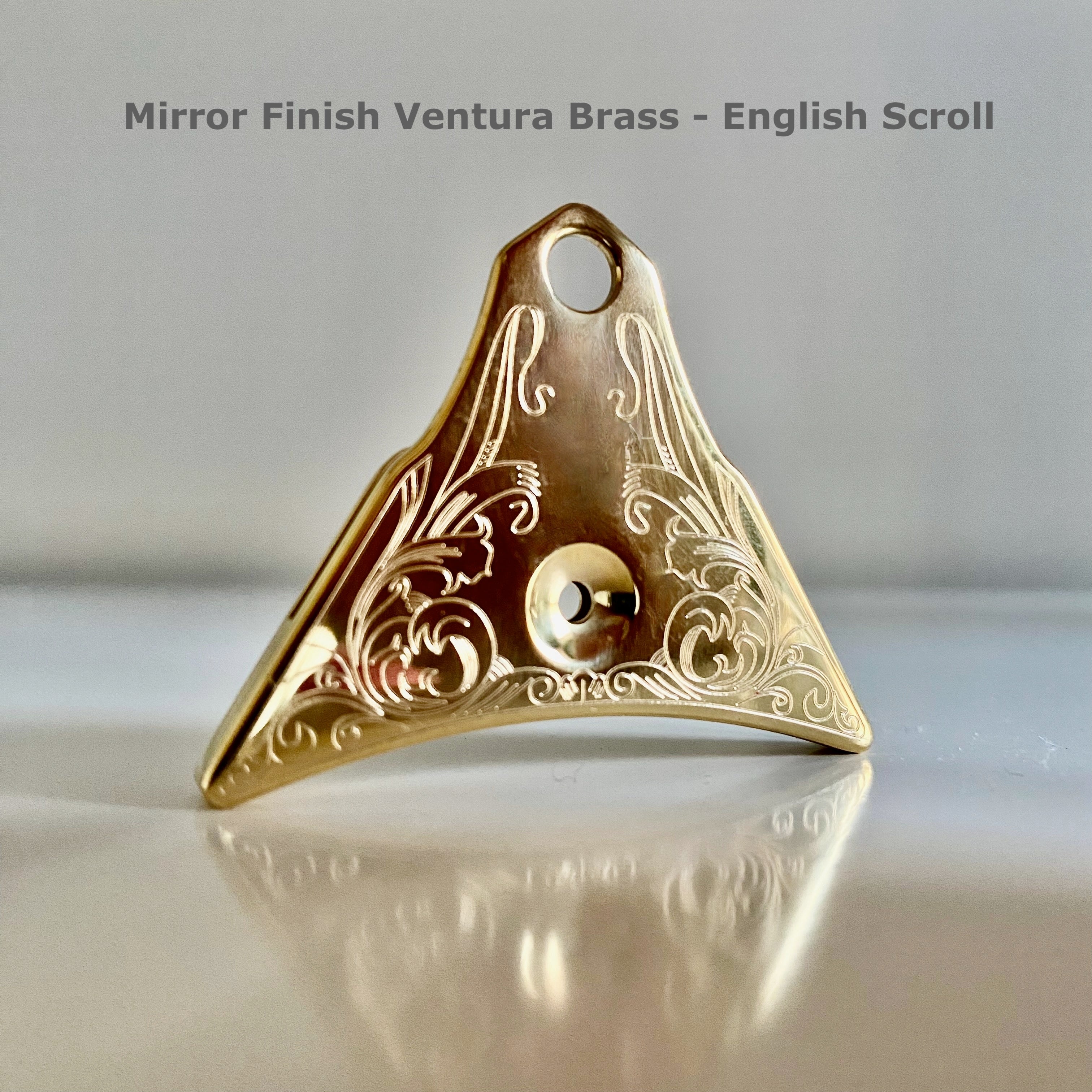 Decorated Logan Ventura Brass Sheepdog Whistle