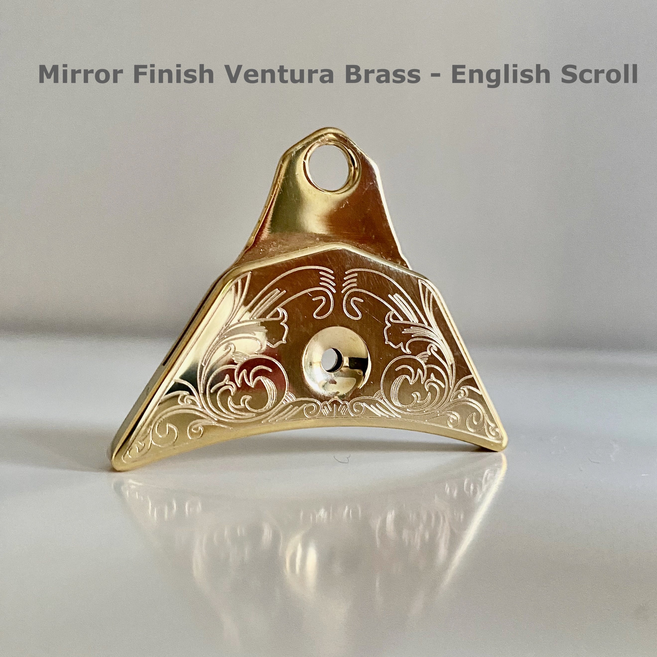 Decorated Logan Ventura Brass Sheepdog Whistle