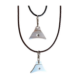 Logan whistles and braided leather lanyards