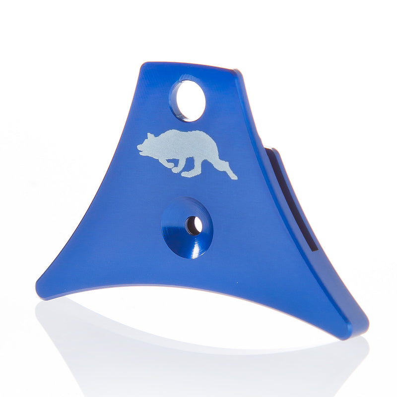 Engraved Logan A1 Aluminium Sheepdog Whistle in blue