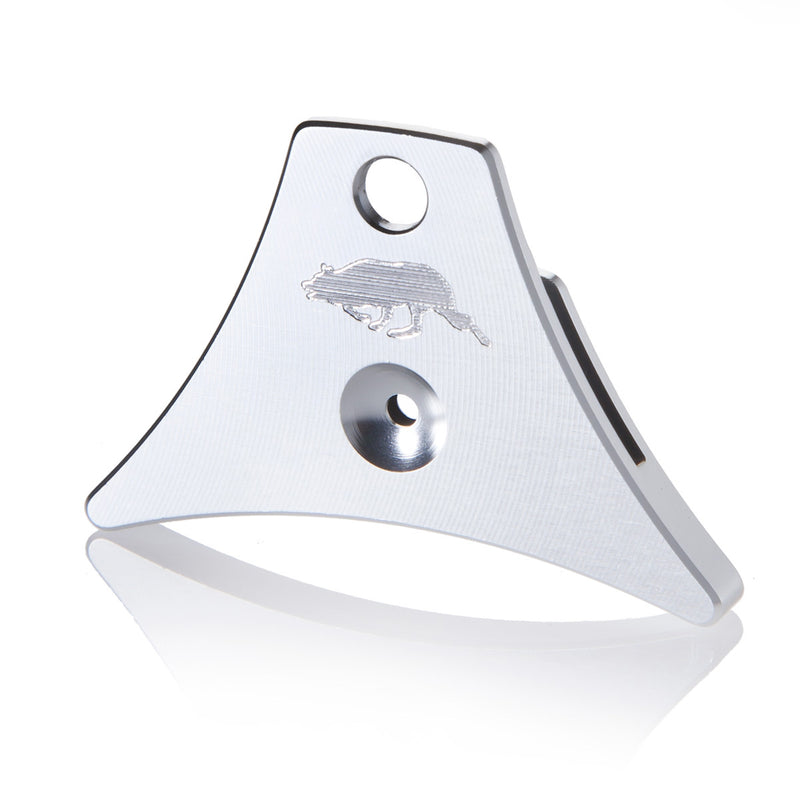Silver Logan A1 with working dog etched design