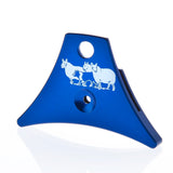 Engraved Logan A1 Aluminium Sheepdog Whistle in blue