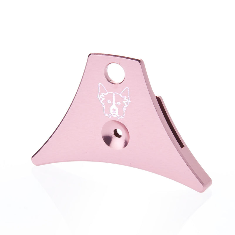 Engraved Logan A1 Aluminium Sheepdog Whistle in pink