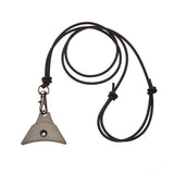Adjustable Leather Cord Lanyard & Clip