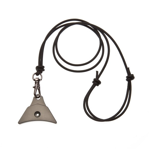 Adjustable Leather Cord Lanyard & Clip