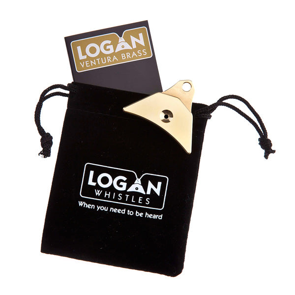 Logan Ventura dog whistle and gift packaging