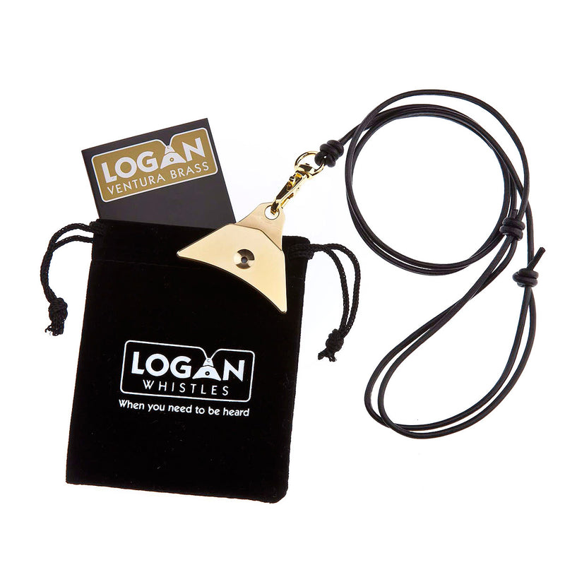 Logan Ventura Solid Brass Shepherd's Whistle