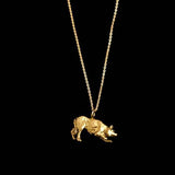 9ct gold Border Collie charm