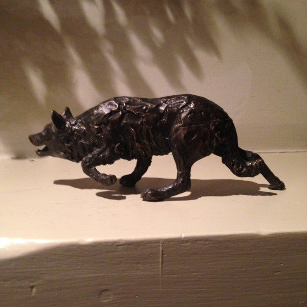 Perfect Pace Bronze Border Collie Sculpture