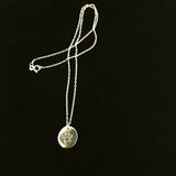 925 Sterling Silver Charm With Engraved Paw