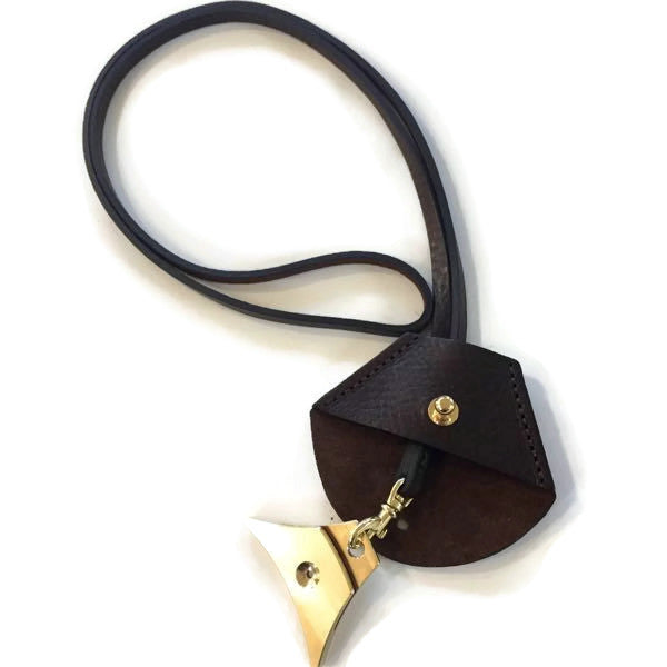 Italian Leather Sheepdog Whistle Case