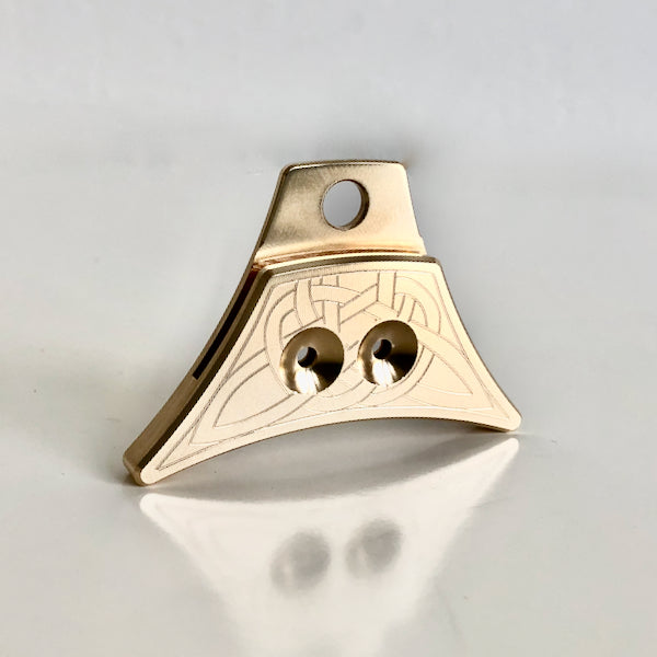 Engraved Logan Turbo Brass Sheepdog Whistle