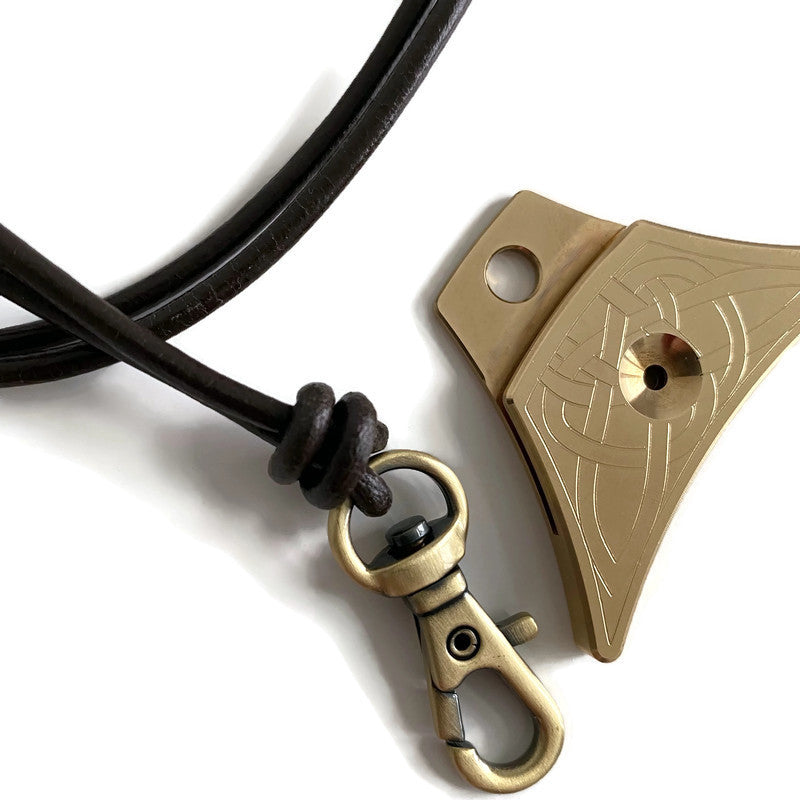 brass swivel clip for sheepdog whistle
