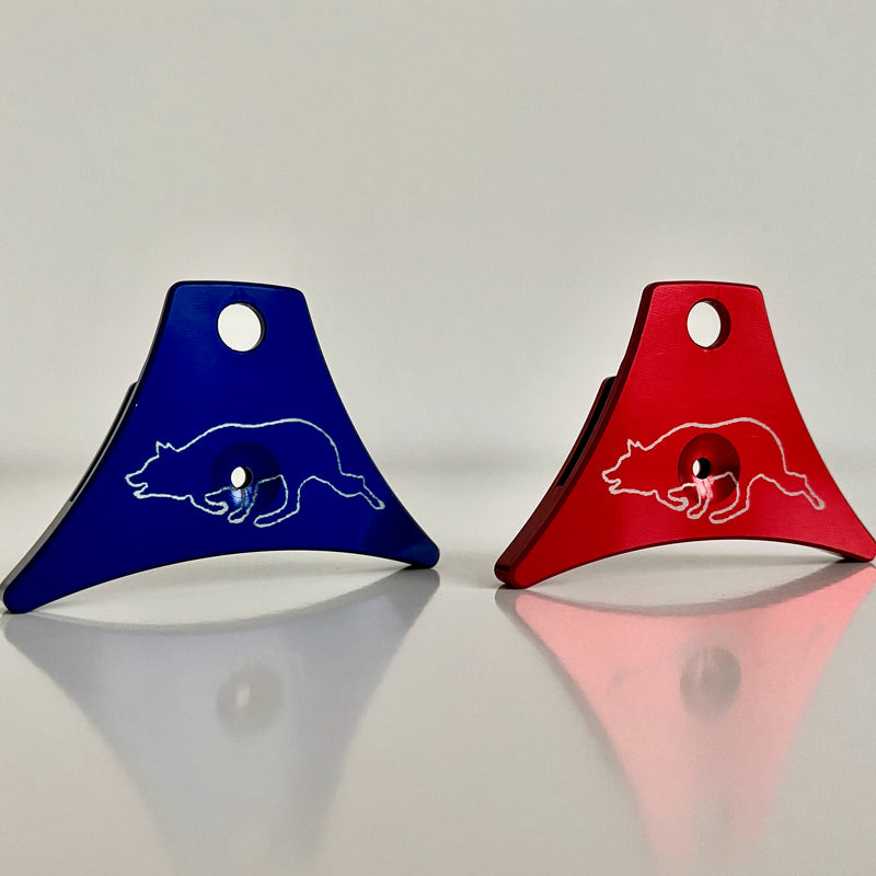 Red and Blue shepherd's whistle